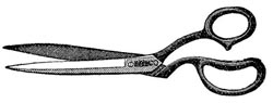 antique scissors